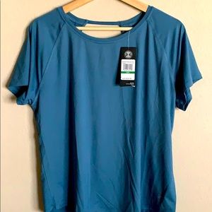 Women’s under armour blue shirt size L
